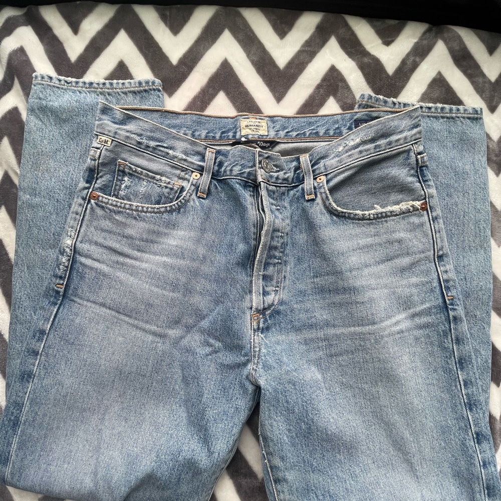 Citizen of Humanity Liya high rise crop jeans